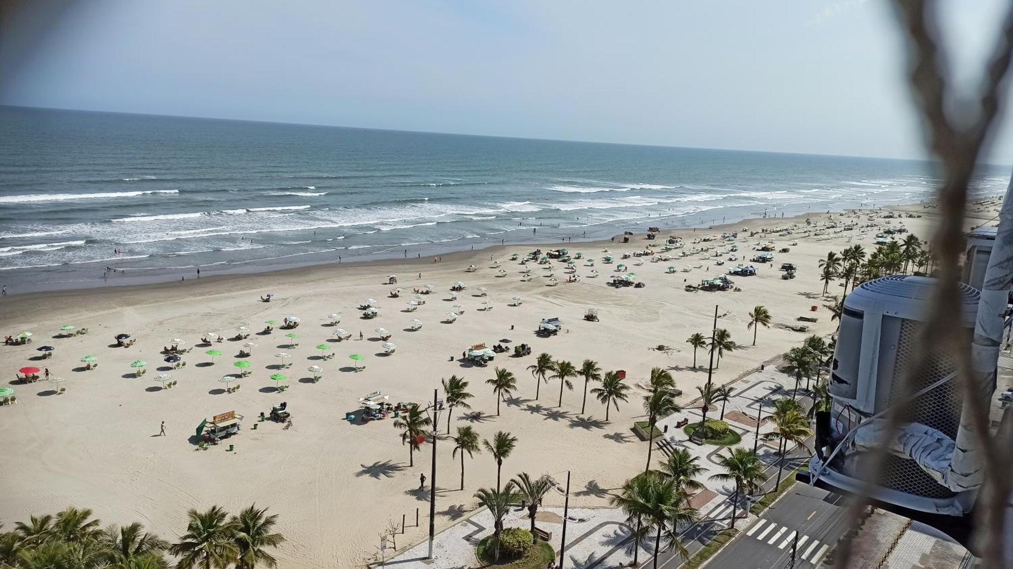 Apartamento De Frente E Com Vista Para O Mar Praia Grande  Exteriér fotografie